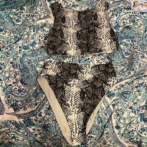 Aerie Snakeskin Bikini (NWOT)